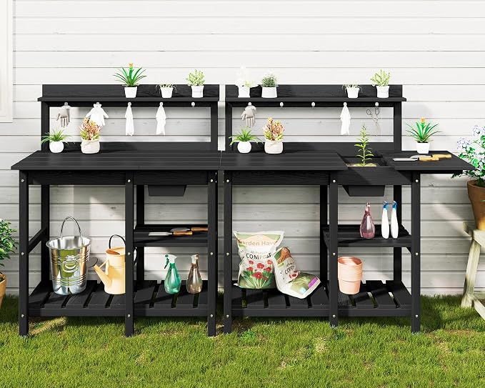 SERWALL Outdoor Potting Bench - Image 9