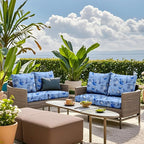 8PCS Patio Cushion Covers.Patio Furniture Couch SeatSlipcovers | Washable - Image 6
