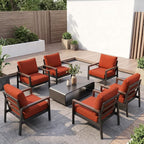 12Pcs Patio Cushion Covers Stretch Outdoor Furniture Protector Slipcovers | - Image 2