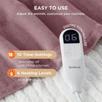 Bedsure Heated Blanket Twin Size, Soft Electric Blanket - Image 4
