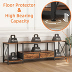 GYIIYUO TV Stand with Fabric Drawers - Image 6