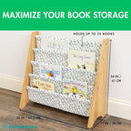 Humble Crew Kids Bookshelf, 4-Tier Front-Facing Book Display Organizer - Image 3