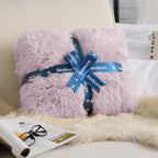 Bedsure GentleSoft Fuzzy Sherpa Faux Fur Twin Blanket Lavender Purple Cozy Gifts - Image 6