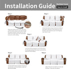 Easy-Going Recliner Sofa Cover, Reversible Couch Cover - Image 7
