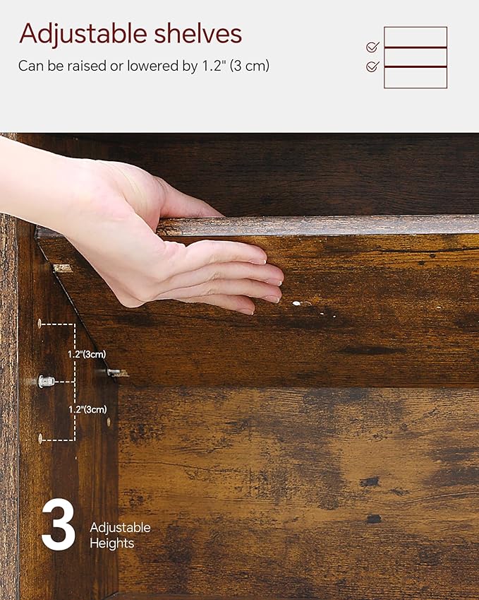 SUNMORY 6 Tier Tree Bookshelf, Small Bookcase - Image 5