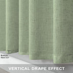 Sage Green Curtains 38 Inch Width - Image 6