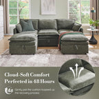 85.83" Modular Sectional Cloud Couches - Image 7
