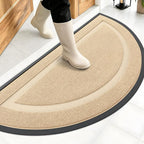 OLANLY Half Circle Front Door Mat Outside 47x23 All-Season Rubber Doormat | by OLANLY