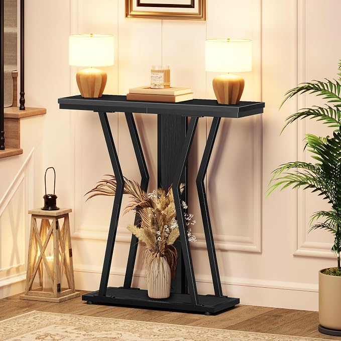 HOOBRO Narrow Console Table, 29.5" Small Entryway Table - Image 5