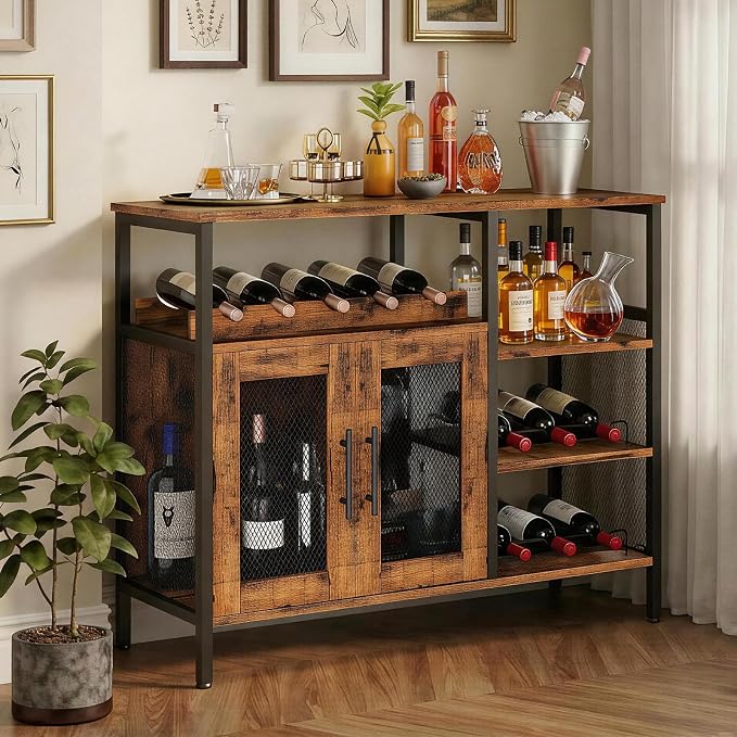 X-cosrack Wine Bar Rack Cabinet by X-cosrack