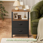Huuger Night Stand Set of 2, Nightstand - Image 6