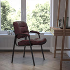 Flash Furniture Haeger LeatherSoft Tufted Executive Reception Chair - Image 2