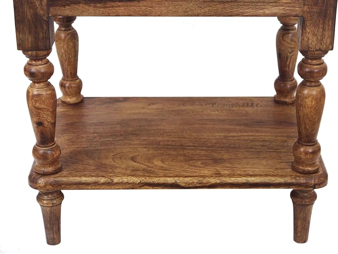 COTTON CRAFT Solid Wood End Table - Image 7