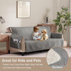 Quilted Grand Sofa Covers for 4 Cushion Couch, Couch Cover for Grand Sofa - Image 8
