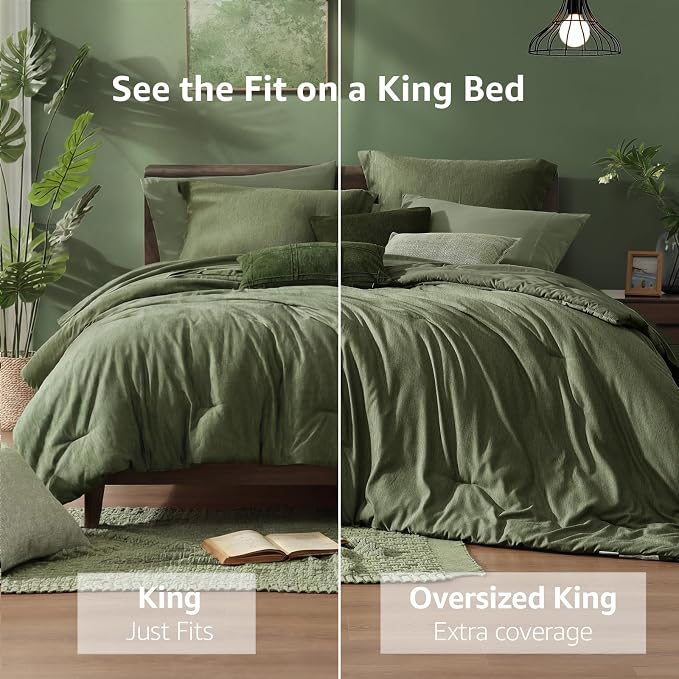 Monbix Oversized King Comforter Set - Image 3