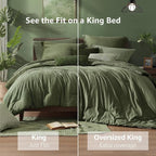 Monbix Oversized King Comforter Set - Image 3