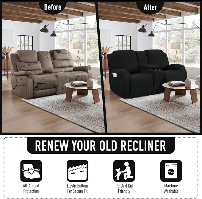 TAOCOCO Loveseat Recliner Cover - Image 4