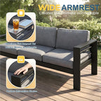 Solaste Aluminum Patio Furniture Set - Image 4
