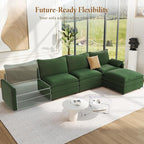 Vesgantti 108" Modular Sectional Sofa, Comfy Cloud Couch - Image 8