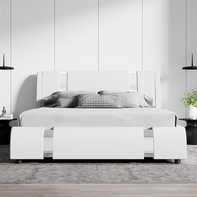 SHA CERLIN Queen Platform Bed Frame - Image 3