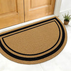 OLANLY Half Circle Front Door Mat, Low Profile Doormat, Stain and Fade Resistant - Image 2