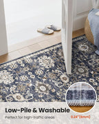 AMADA HOMEFURNISHING 2x4 Washable Area Rug, Low-Profile Entryway Rug - Image 8