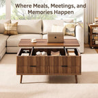Lift Top Coffee Table with Storage - Image 8