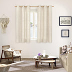 YoungsTex 48 Inches Long Linen Curtains - Image 2