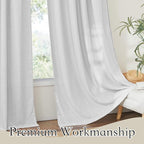 RYB HOME Semi Sheer Curtains - Image 5