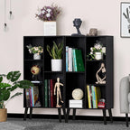 YAHARBO Small Black Narrow Bookshelf, 3 Tier Modern Bookcase - Image 5