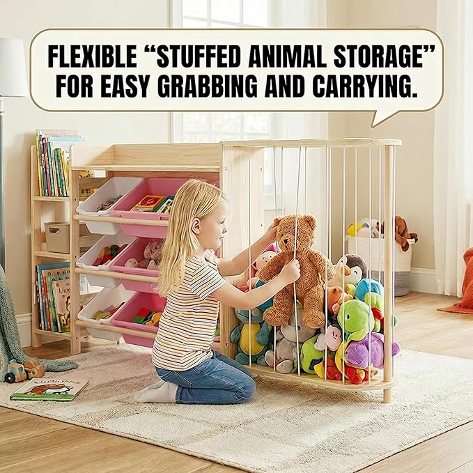 Amdermi Kid's Toy Storage Organizer - Image 4