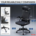 Ergonomic Office Chair, Mesh Desk Chair - Image 5