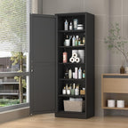 Ckzbx Metal Locker Tall Narrow Storage Cabinet, Gym Home Office, Entryway and - Image 2
