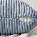 MIULEE Dusty Blue Decorative Throw Pillow Covers - Image 6