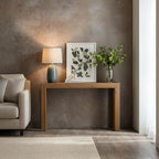 Plank+Beam Modern Solid Wood Console Table, 46 Inch, Sofa Table, Narrow - Image 3