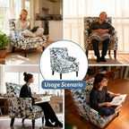 Butterfly Accent Chair, Floral Print Armchair - Image 6