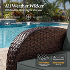 UPHA 8 Pieces Patio Furniture Set - Image 5