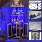 Aheaplus Corner Bar Cabinet - Image 4