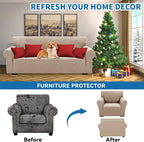 XINEAGE 2026 New Stretch Armchair Covers 1 Piece Chair Slipcovers Chair - Image 4