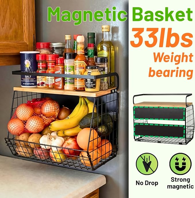Ofiray-home Magnetic Shelf for Fridge - Image 2
