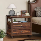 Joaxswe Farmhouse Nightstand Set of 2 - Image 8