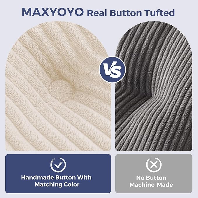 MAXYOYO Modular Sectional Sofa Couch, L Shaped Modern Cloud Couch - Image 9