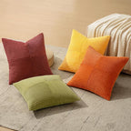 MIULEE Fall Yellow Orange Rust Throw Pillow Covers 18x18 Inch 4 Packs Boho - Image 7