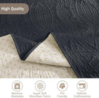 Large Black Recliner Chair Covers, Quilted Décor Water-Repellent Lazy Boy Chair - Image 5
