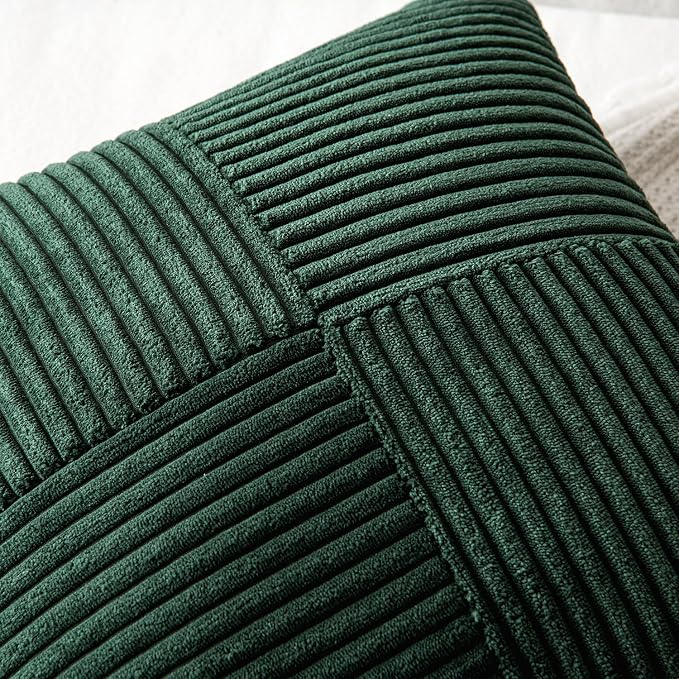 MIULEE Army Green Decorative Throw Pillow Covers - Image 2