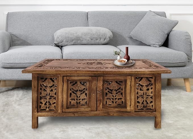 Lightnpro Handmade Wooden Coffee Table - Image 2