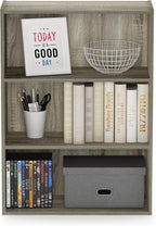 Furinno PASIR Book Shelf, 3-Tier Bookshelf, Storage Shelves Bookcase, 9.7 x - Image 5