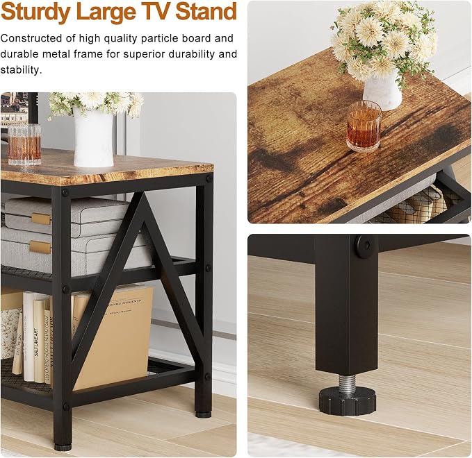 TV Stand for TVs up to 75 Inch, Entertainment Center for Living Room - Image 3