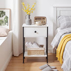 VECELO Nightstands Set of 2, Modern Bedside End Tables, Night Stands - Image 4