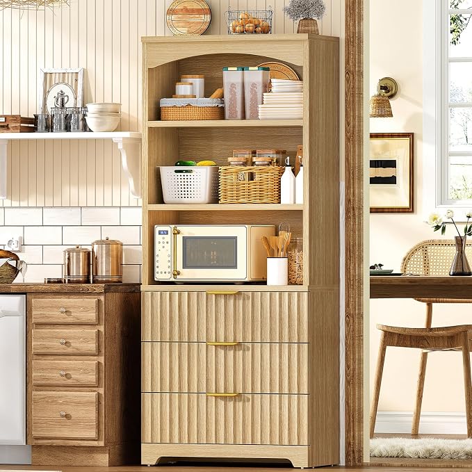 TEENFON 63.3" Tall Bookshelf, Bookshelves and Bookcases - Image 9